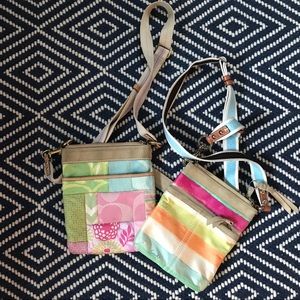 Two authentic coach swingpack crossbody bags!